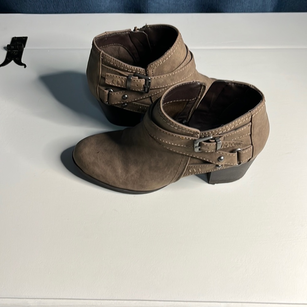 Brown ankle boots